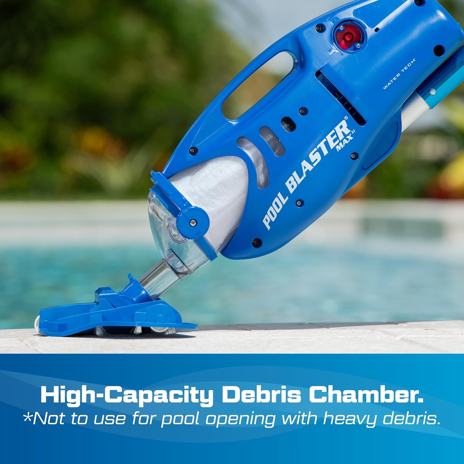 Water Tech jardinite Max Li Aspirateur de piscine, aspirateur de piscine sans fil avec moteur P30, aspirateur à main pour piscine et spa