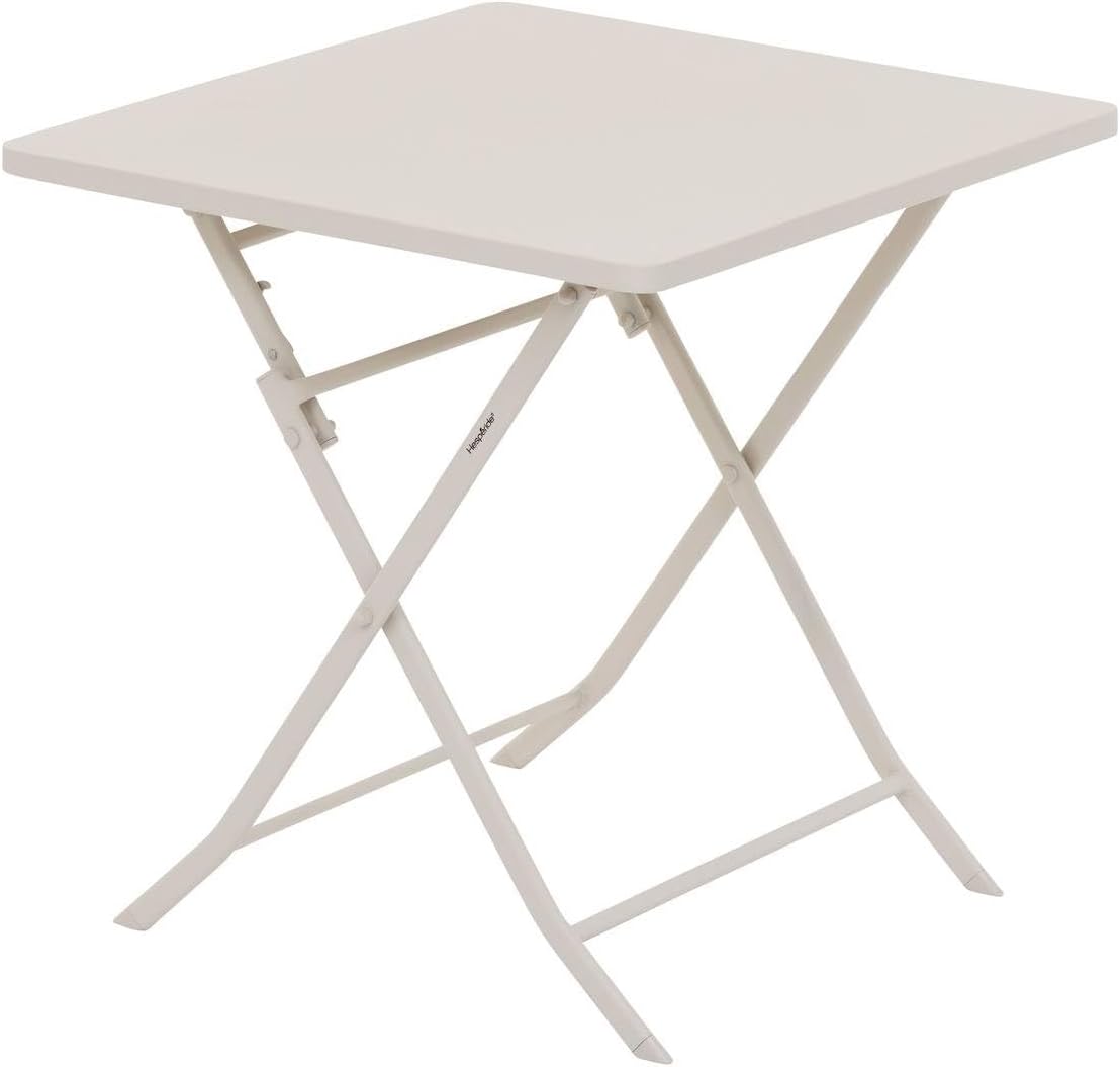 jardinite - Greensboro - 2 places - Table carrée pliante acier époxy renforcé